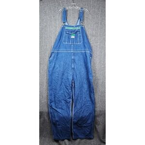 Liberty Bib Overalls Mens 42x30 Blue Denim Stonewash Carpenter Workwear